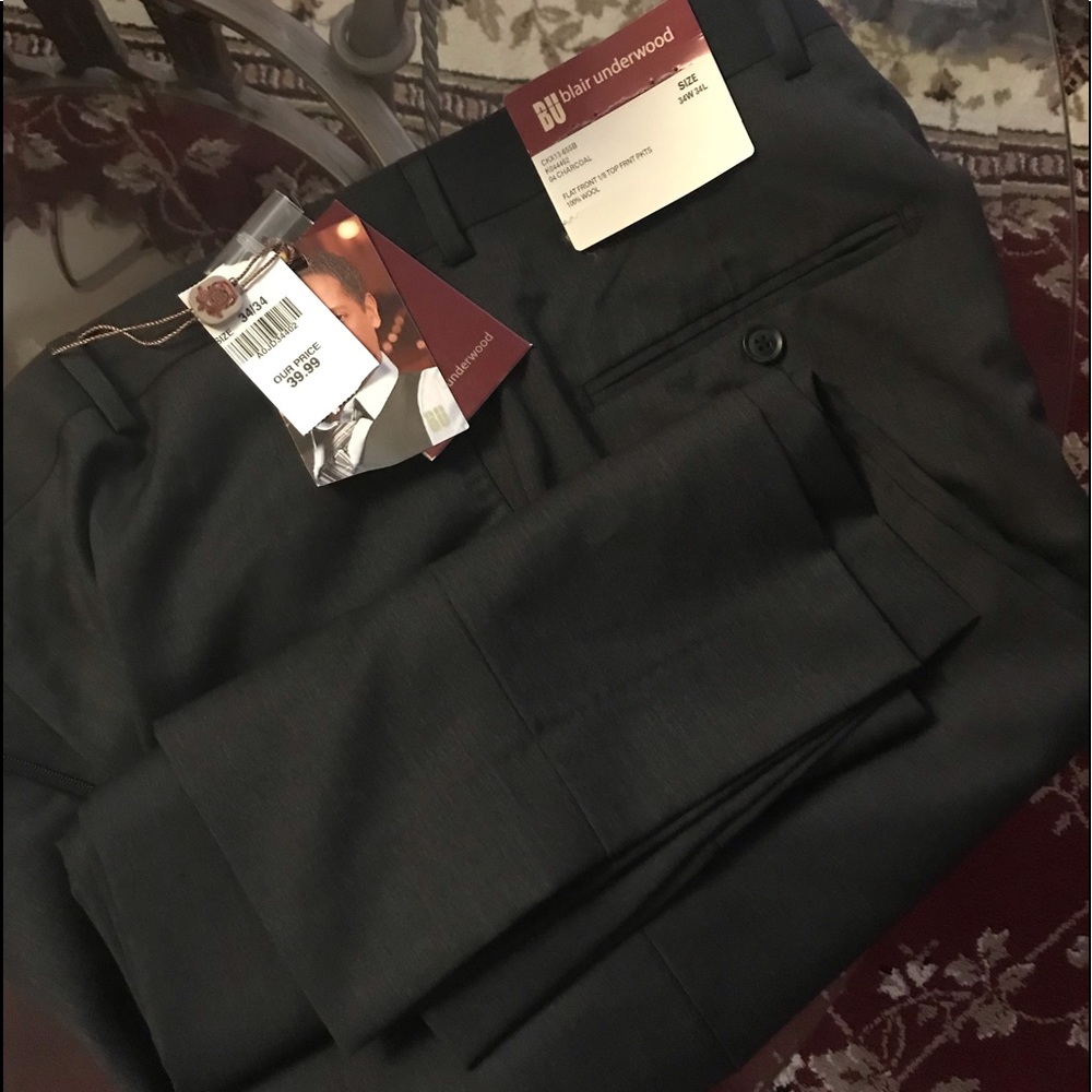 Men dressed pants